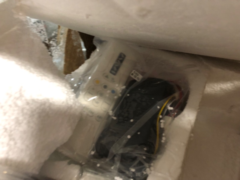 Photo 1 of TALOYA 22 inch Ceiling Fan with 3 Color Temperatures Light and Remote Control DC Moter Powerful and Quiet White White 22 inch