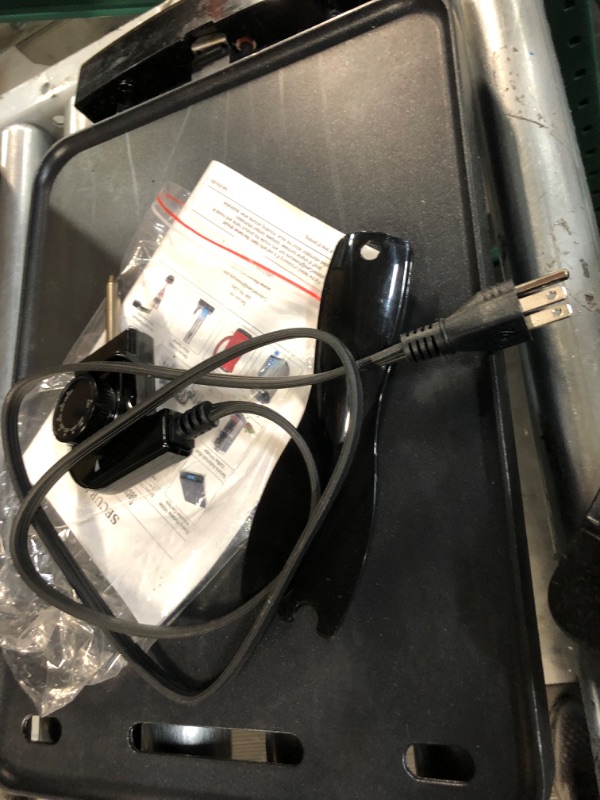 Photo 1 of **MISSING PARTS, SEE PHOTOS** Secura Smokeless Indoor Grill 1800-Watt Electric Griddle with Reversible 2 in 1 Grill and Griddle Plates Plate, Glass Lid, Extra Large Drip Tray (Dishwasher Safe)
