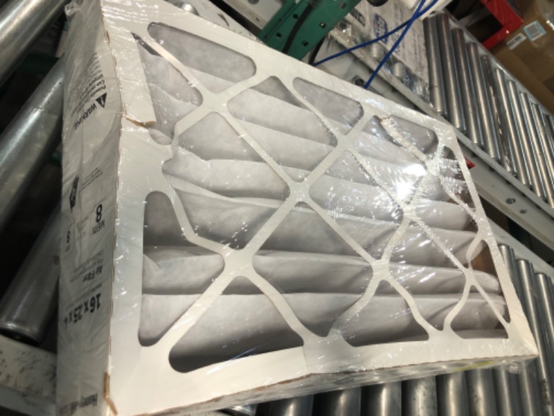 Photo 2 of **SEE PHOTOS** Honeywell Home 16x25x4 MERV 8, AC Furnace Air Filter, 1 PACK (CF408F1625-1PKAM)(Actual Dimensions: 15.63 x 24.75 x 4.38 in.) 