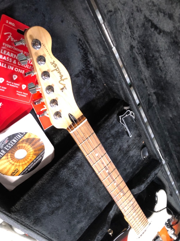 Photo 10 of **USED BUT APPEARS NEW** Fender Player Plus Nashville Telecaster Electric Guitar, 3-Color Sunburst, Maple Fingerboard