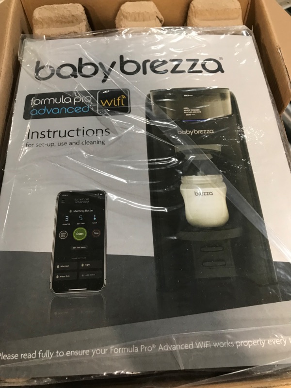 Photo 4 of Baby Brezza Formula Pro Mini Baby Formula Maker – Small Baby Formula Mixer Machine Fits Small Spaces and is Portable for Travel– Bottle Makers Makes The Perfect Bottle for Your Infant On The Go Advanced, WiFi