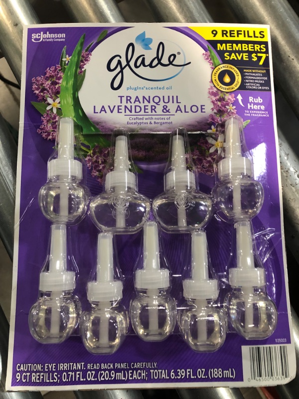 Photo 1 of **USED BUT APPEARS NEW** Glade Tranquil Lavander & Aloe - 9 Refills