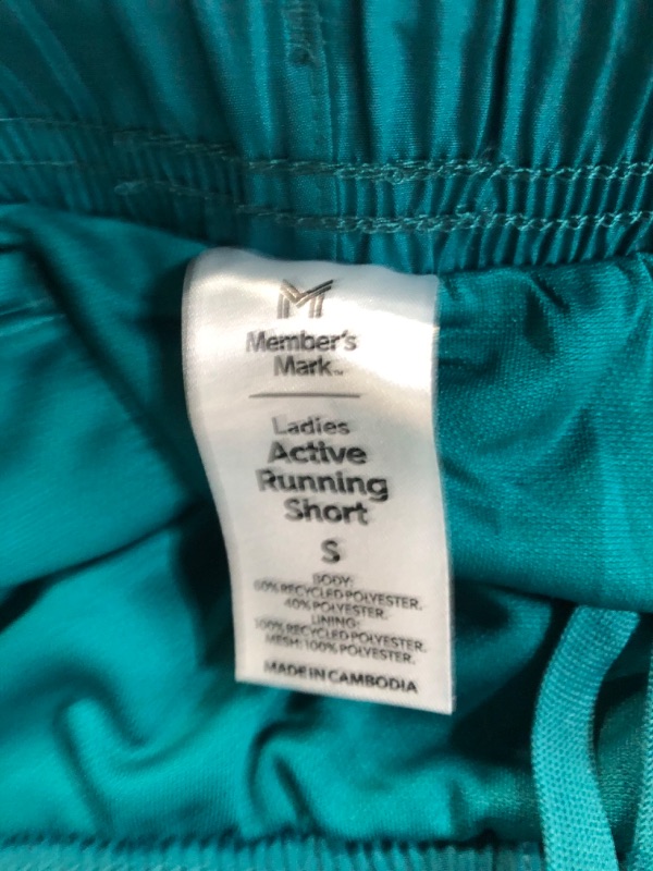 Photo 3 of **USED BUT APPEARS NEW** Member's Mark Ladies Active Short Small Cabo Blue/Washed Mint