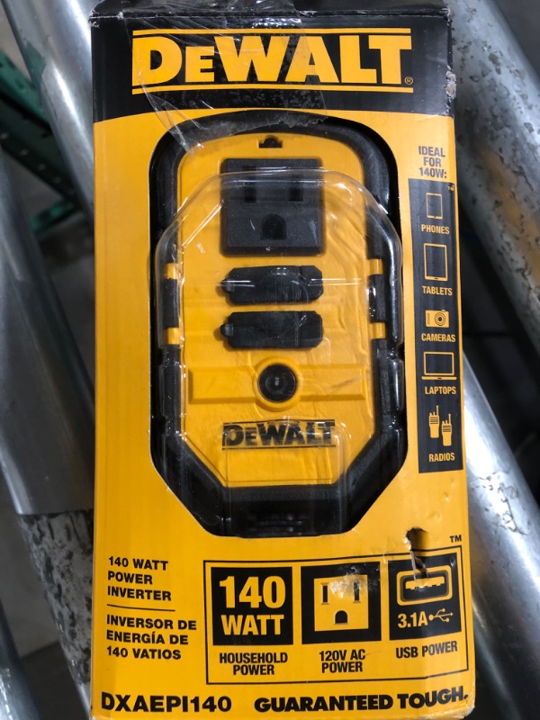 Photo 2 of DeWalt Power Inverter Dxaepi140