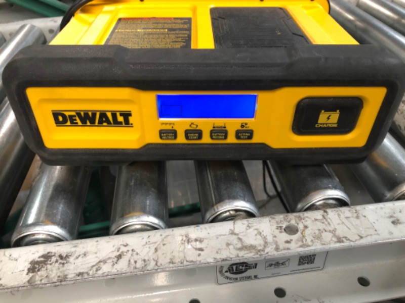 Photo 2 of DEWALT DXAEC100 DXAEC100 Professional 30-Amp Battery Charger and 3-Amp Maintainer with 100-Amp Engine Start, Yellow