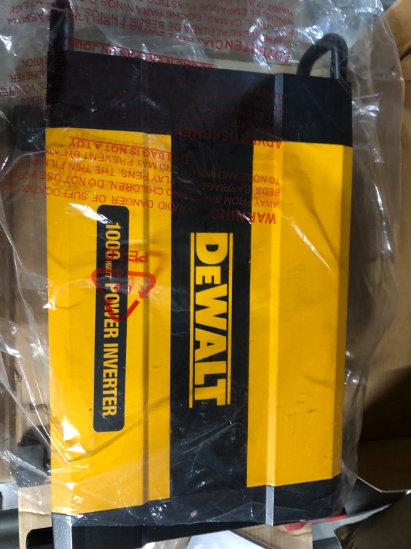 Photo 4 of DEWALT DXAEPI1000 Power Inverter 1000W Car Converter & DXAEPI140 Power Inverter 140W Car Converter: 12V DC to 120V AC Power Outlet with Dual 3.1A USB Ports Car Converter + Car Converter