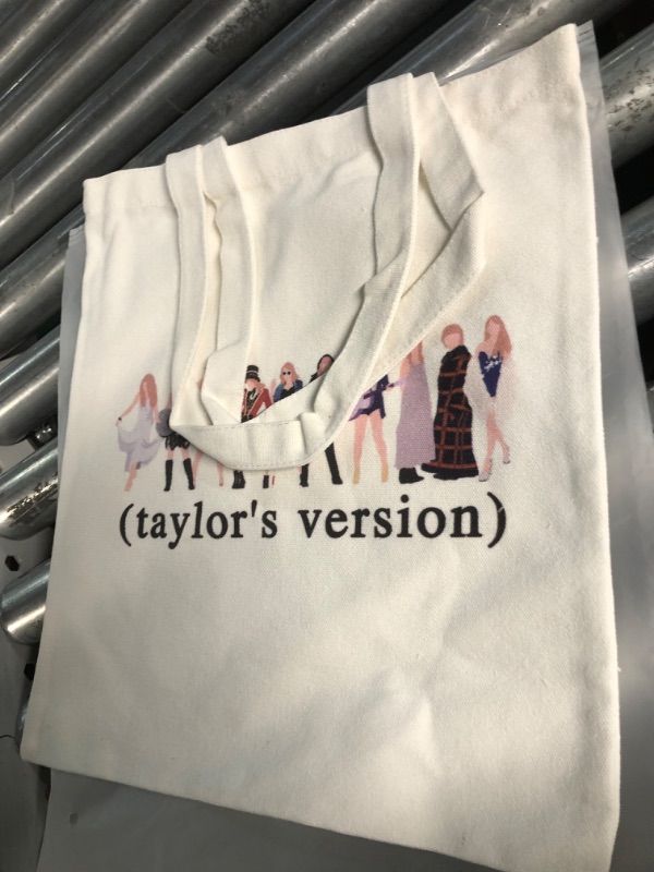 Photo 2 of (taylor's version) 13"x14" Canvas Tote