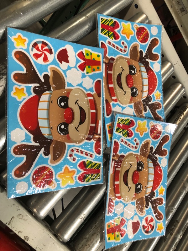 Photo 3 of (3x) Christmas Window CLing Decoration Packs