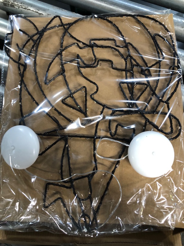 Photo 1 of [187 LED Lights & Super Large] 15 Inch Halloween Window Lights Decorations Halloween Pumpkin Witch Window Lights with Suction Cup, Battery Operated for Halloween Indoor Window Hanging Lights Decor Pumpkin & Witch