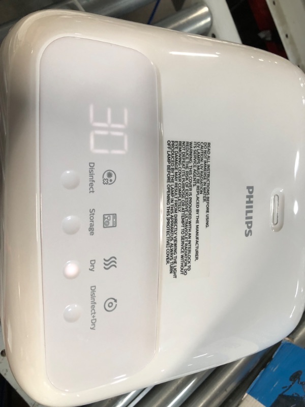 Photo 1 of **USED BUT APPEARS NEW** Philips UV Light Sanitizer Box | Disinfect Everyday Items, Baby Products, Tablets in Minutes | Touch Control | Auto-Off Safety | ETL Listed & EPA Certified