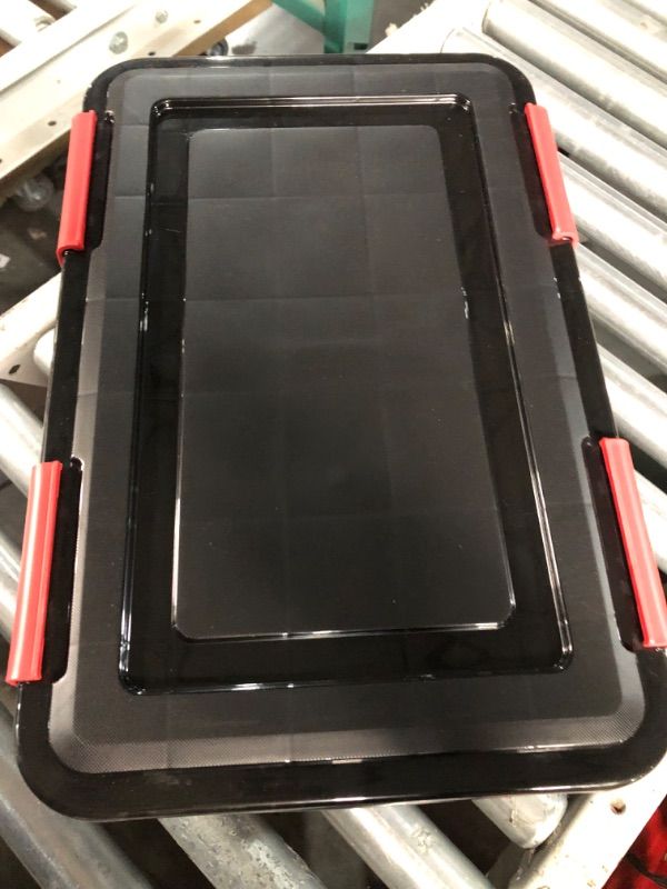 Photo 1 of **USED BUT APPEARS NEW** IRIS 19 Qt. WeatherPro Storage Box Black