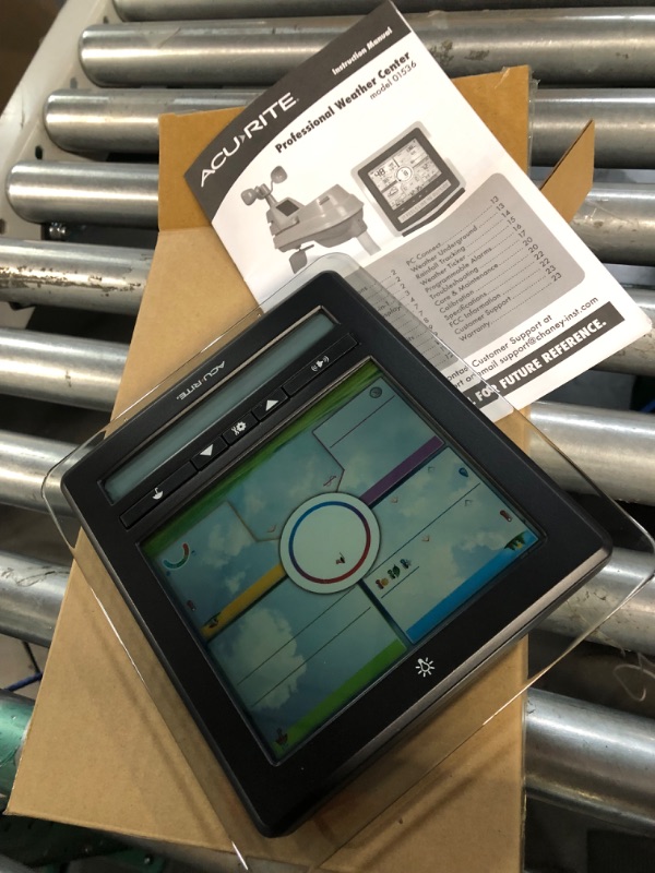 Photo 1 of **USED BUT APPEARS NEW** AcuRite Iris (5-in-1) Wireless Indoor/Outdoor Weather Station with Remote Monitoring Alerts for Weather Conditions (01536M) Wired - PC