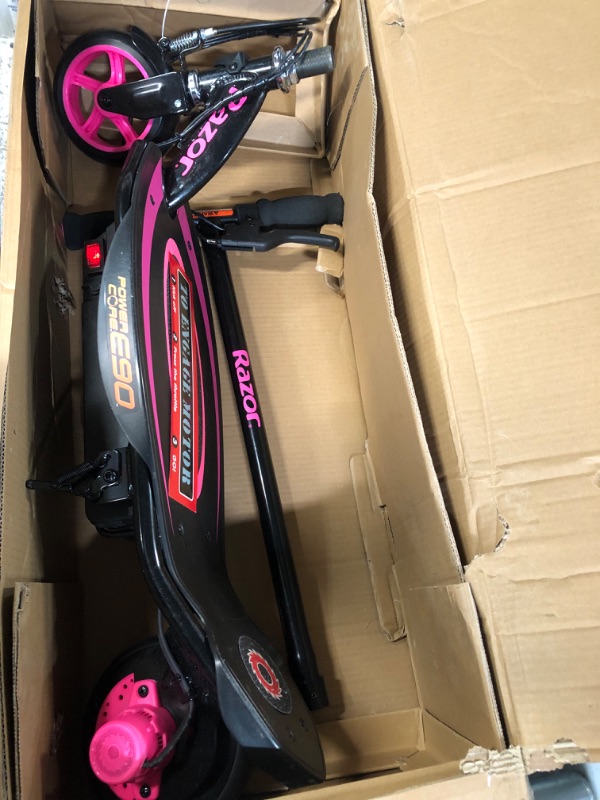 Photo 3 of **USED BUT APPEARS NEW** Razor Power Core E90 Electric Scooter