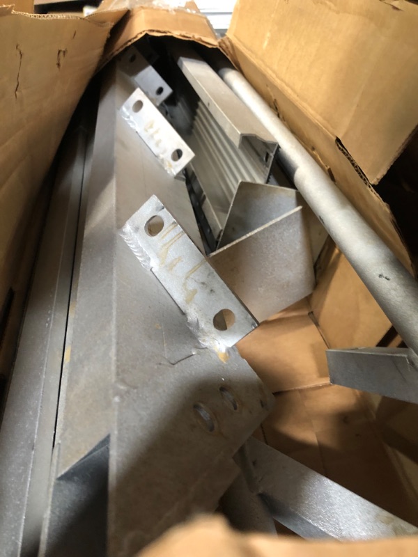 Photo 1 of VEVOR Dock Ladder 6 Steps, 500lbs Load Pool Steps, Adjustable Height Aluminum Dock Stairs, Pontoon Boat Ladder with Handrails & Widen Nonslip Rubber Pedals for Lake/Pool/Marine Boarding/RV/House Ladders 6 Step