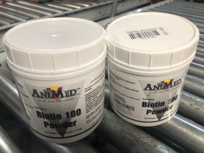 Photo 1 of (2x) AniMed Biotin 100 2.5 Pounds