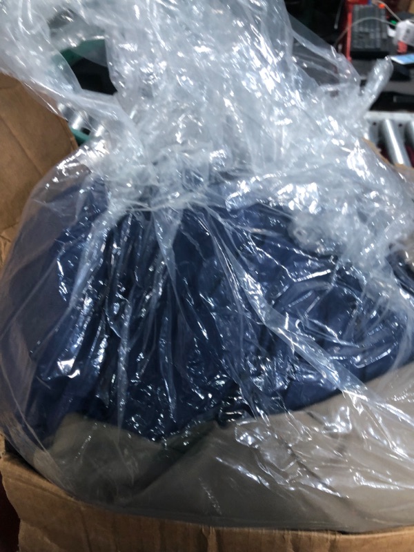 Photo 1 of 40 inch Blue Bagel Dog Bed By Majestic Pet Products Blue 40 in