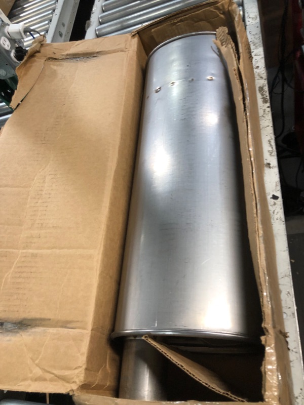Photo 1 of *DENTS SEE PICTURES*. Walker Exhaust Quiet-Flow Stainless Steel 21282 Direct Fit Exhaust Muffler 2" Inlet (Inside) 2.75" Outlet (Outside)