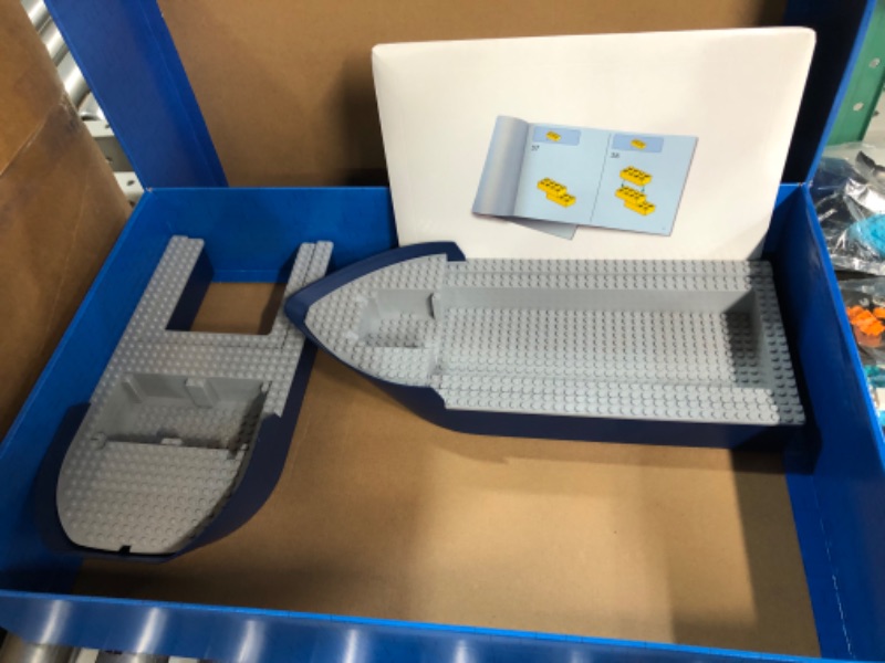Photo 1 of *LOOKS NEW. LEGO City Arctic Explorer Ship 60368 Building Toy Set, Fun Toy Gift for 7 Year Old Boys and Girls, with a Floatable Boat, Helicopter, Dinghy, ROV Sub, Viking Shipwreck, 7 Minifigures and an Orca