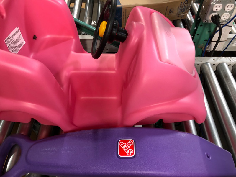 Photo 3 of *PARTS ONLY. MISSING WHEELS STICKERS AND SEATBELT. Step2 Push Around Buggy Anniversary Edition Pink