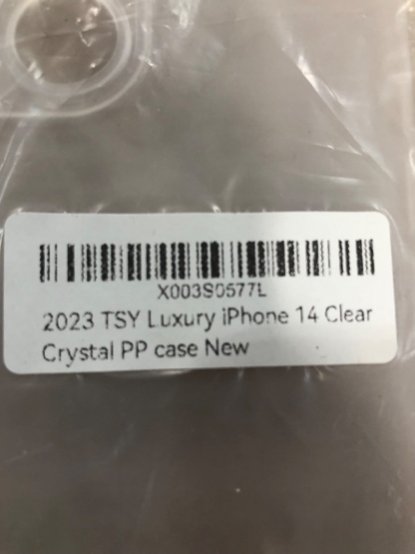 Photo 2 of *NON REFUNDABLE BUNDLE. 2023 TSY Luxury iPhone 14 Clear Crystal PP case