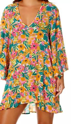 Photo 1 of Anne Cole - Women's Flounce Tunic CoverupPACKOF4-VARIETY OF SIZES