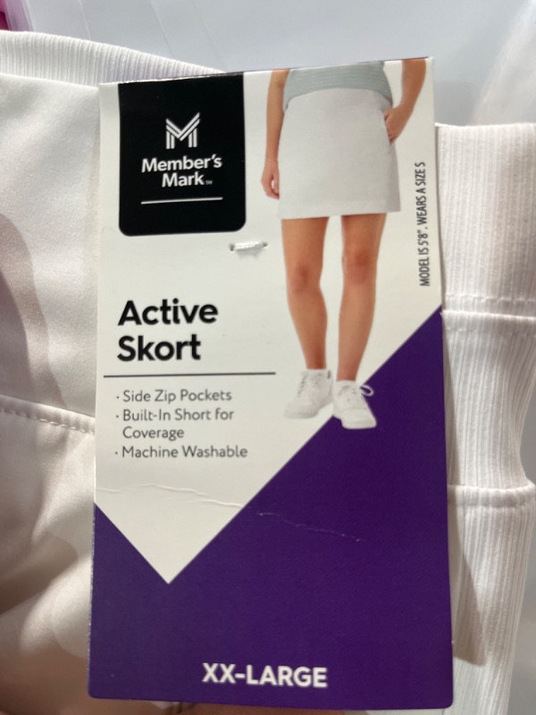 Photo 3 of Member's Mark Women's Built-In Short Stretch Woven Active SkortPACKOF6