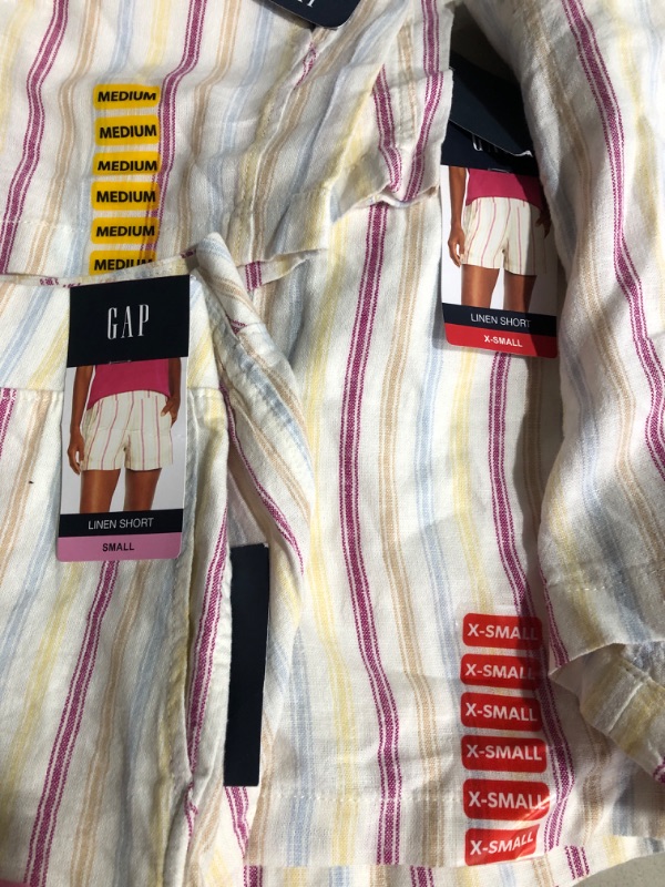 Photo 1 of Gap Ladies Linen Pull On Elastic Waistband ShortPACK OF 5 