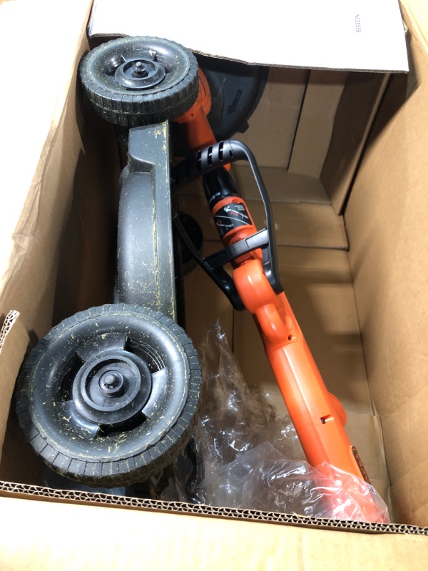Photo 5 of **SEE NOTES**  BLACK+DECKER Electric Lawn Mower, 10-Amp, Corded15in. Bike Handle Mower