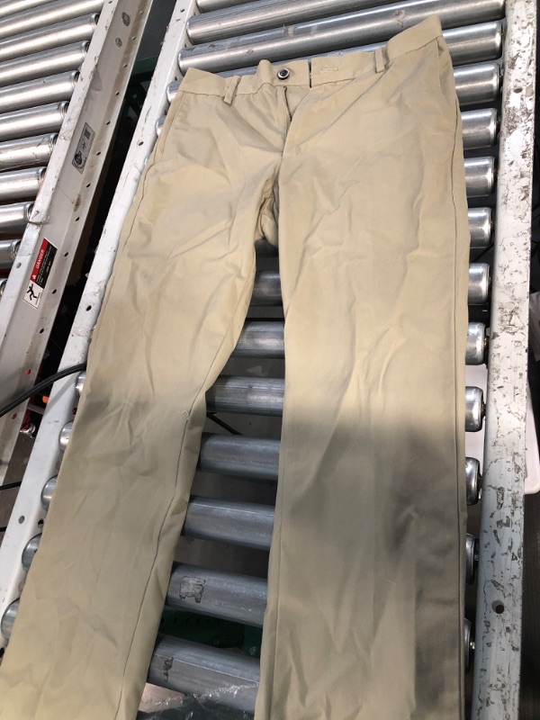 Photo 3 of **SEE NOTES**  Amazon Essentials Men's Slim-Fit Casual Stretch Khaki Pant SIZE: 30W X 34L