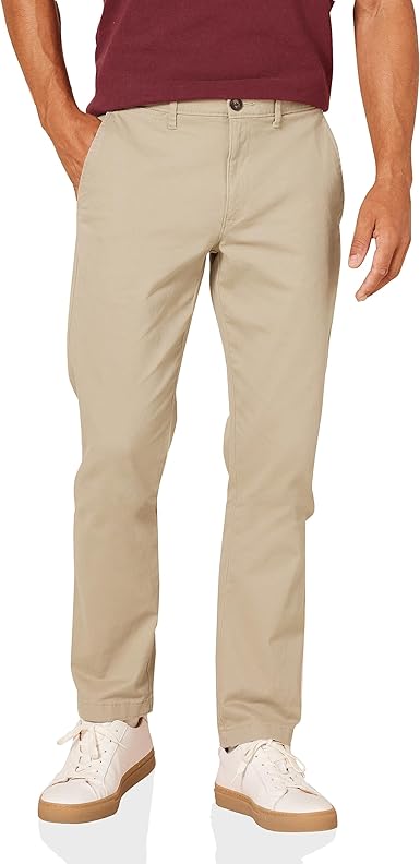 Photo 1 of **SEE NOTES**  Amazon Essentials Men's Slim-Fit Casual Stretch Khaki Pant SIZE: 30W X 34L