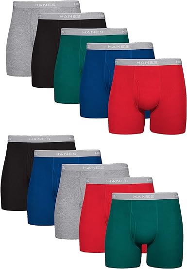 Photo 1 of **SEE NOTES** Hanes Men's Boxer Briefs with Comfort Flex Waistband 10 PACK SIZE: S