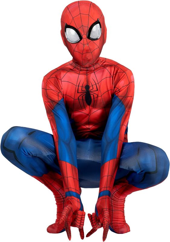 Photo 1 of **SEE NOTES** Spider-Man Official Youth Suit - Spandex Jumpsuit