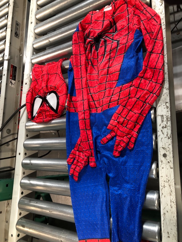 Photo 2 of **SEE NOTES** Spider-Man Official Youth Suit - Spandex Jumpsuit