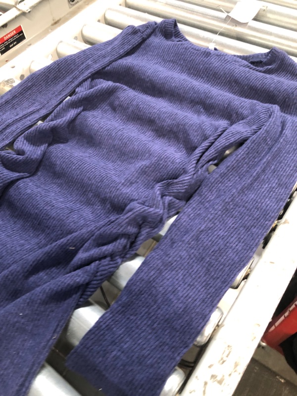 Photo 3 of **SEE NOTES** INDIGO Knit Long Sleeve Winter Sweater Dress SIZE: M