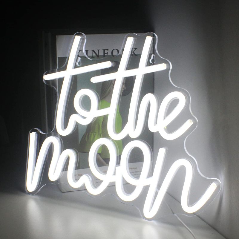 Photo 1 of **SEE NOTES**  To The Moon Neon Sign