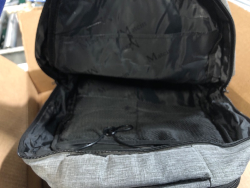 Photo 3 of PREVIOUSLY OWNED- Travel Laptop Backpack, Grey 15.6 Inch Austere