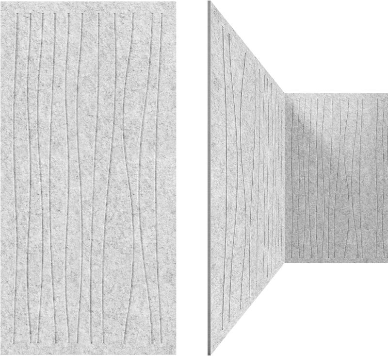 Photo 1 of **SEE NOTES**  UMIACOUSTICS 3 Packs Sound Absorbing Panels,48 x 24 x 0.4 Inches Large Acoustic Panels