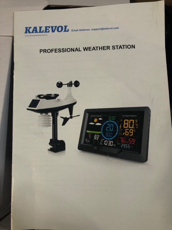 Photo 2 of  PREVIOUSLY OWNED-  Professional Weather Stations Indoor Outdoor Thermometer Wireless