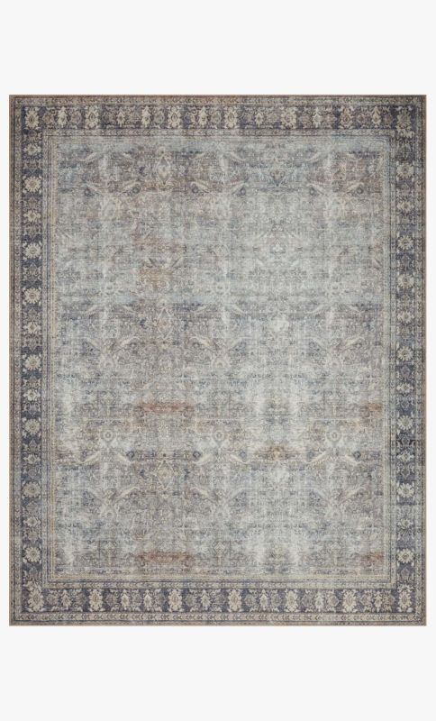 Photo 1 of **SEE NOTES**  Grey/Charcoal Traditional Area RUG--  5'-0" x 7'-6"