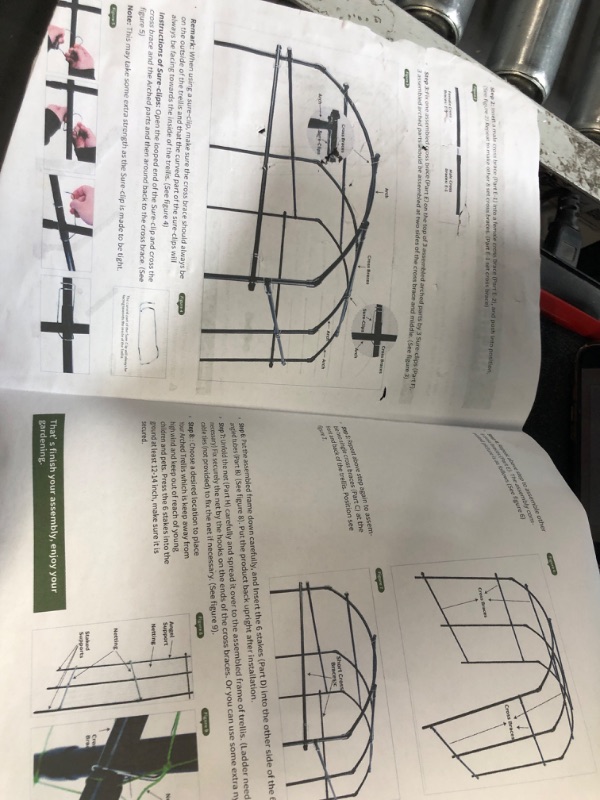 Photo 3 of  **SEE NOTES**  Garden arch trellis for climbing plants outdoor