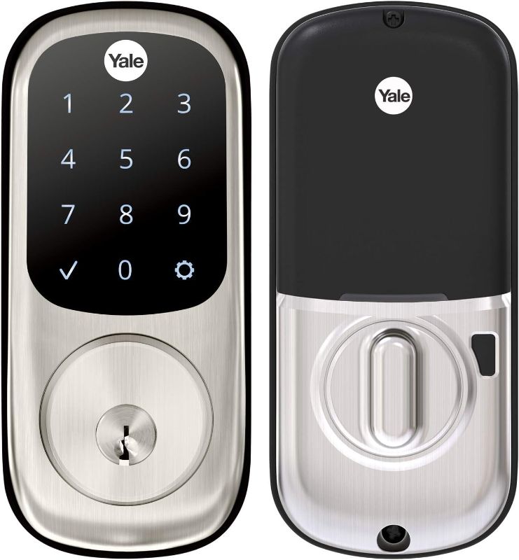 Photo 1 of **SEE NOTES**  
Yale Assure Lock - Touchscreen Keypad Door Lock in Satin Nickel 