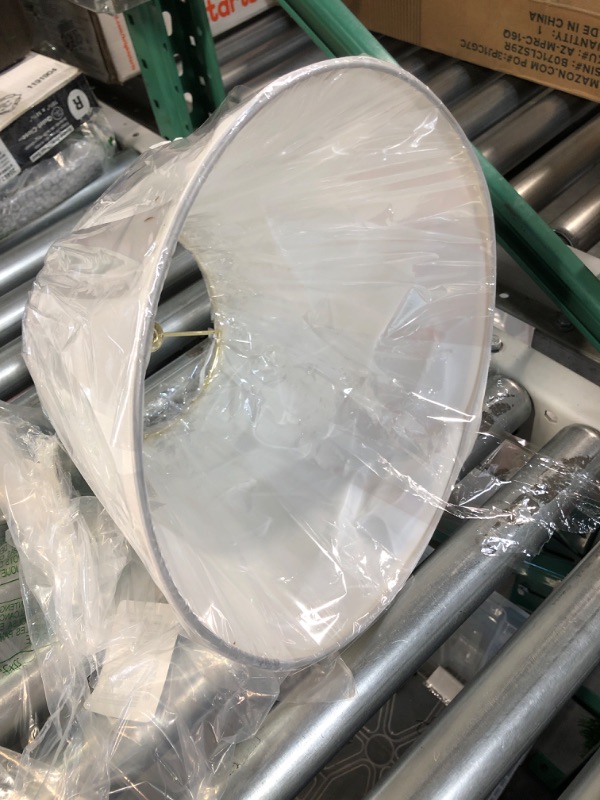 Photo 1 of **STOCK PJOTO REFERENCE ONLY** LAMP SHADE WHITE