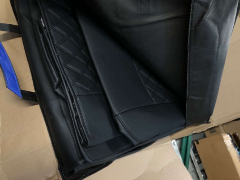 Photo 2 of FEELiT Ram Waterproof Seat Covers Full Set, Custom Fit 2011-2018 Ram 1500 &Some 2011-2023 Ram 2500&3500 Bighorn Laramie Limited Rebel Longhorn TRX Pickup with 4/6 Split Rear Seat (02-Full Set, Black) Full Set Black