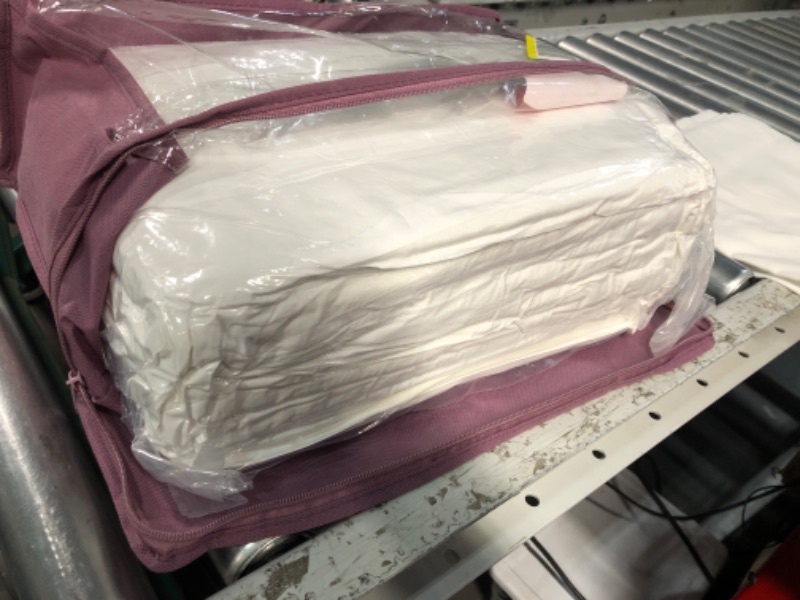 Photo 3 of **SEE NOTES** Luxlovery White Comforter Set California King White