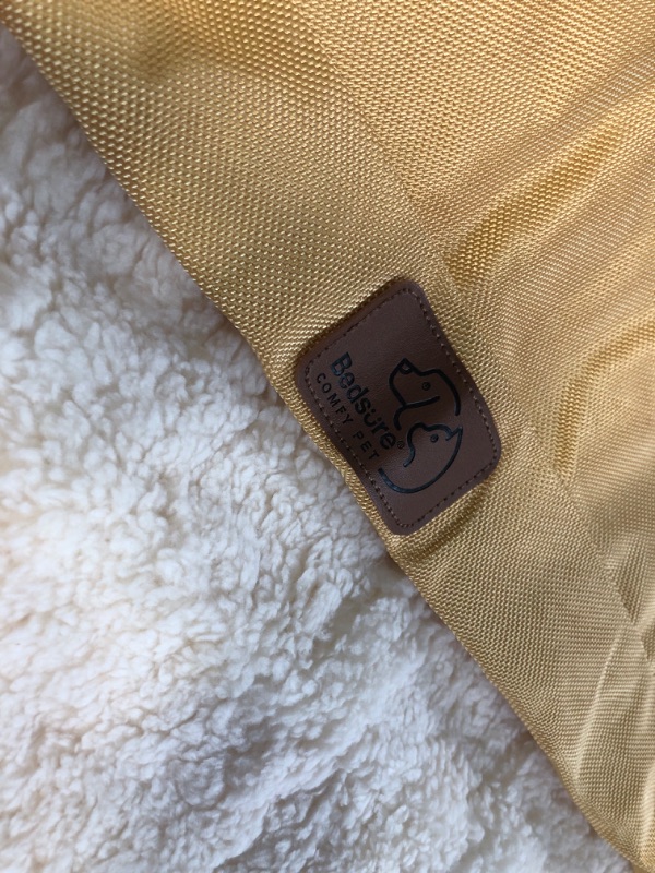 Photo 5 of * cover only * please see all images *
Bedsure Orthopedic Dog Bed COVER ONLY for XL Dogs - (44x32x4 Inches), Spicy Mustard