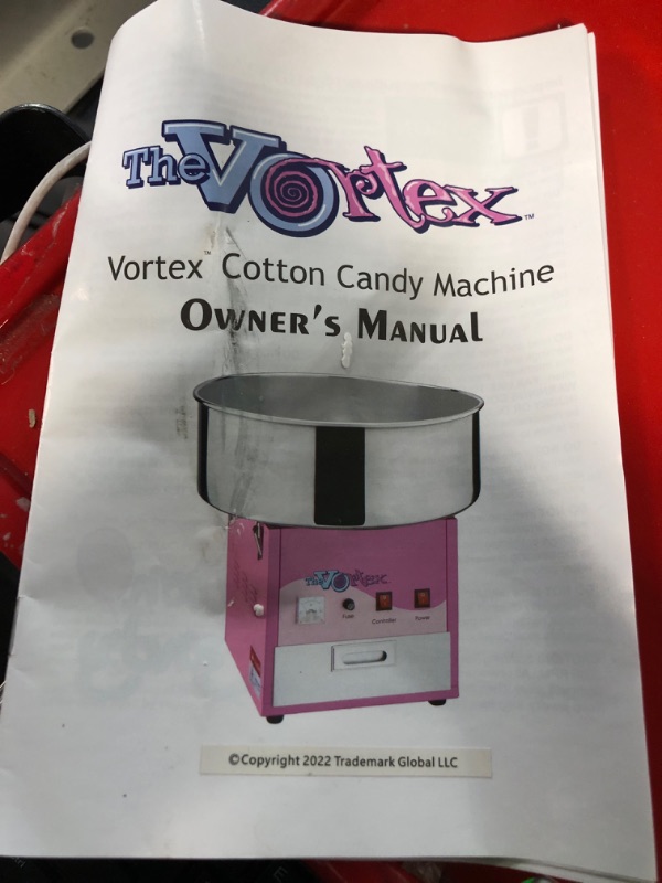 Photo 4 of * item does not power on * sold for parts/repair *
Great Northern Popcorn Commercial Quality Cotton Candy Machine