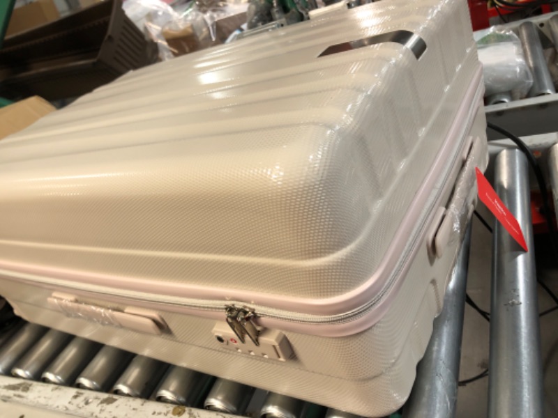 Photo 3 of **SEE NOTES** Hanke Upgrade Luggage Suitcases-- -Large 29-Inch LIGHT PINK