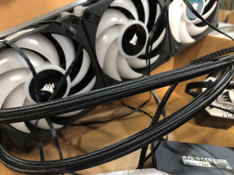 Photo 3 of PREVIOUSLY OWNED- Corsair iCUE H150i Elite CAPELLIX XT Liquid CPU Cooler