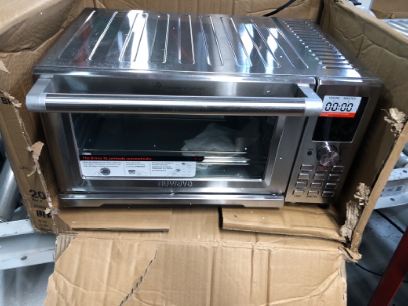 Photo 3 of **PARTS ONLY** Nuwave Bravo Air Fryer Toaster Smart Oven, 12-in-1 Countertop Convection, 30-QT XL Capacity, 50°-500°F