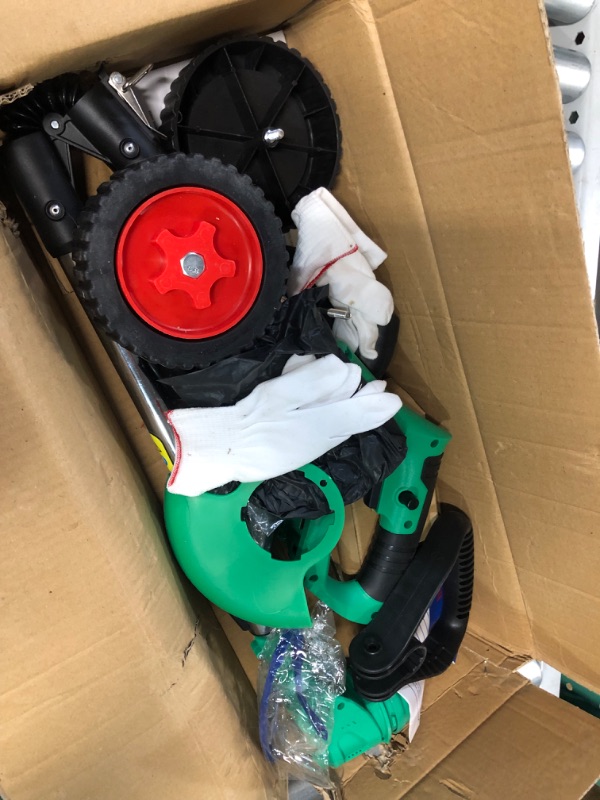 Photo 2 of *USED* *NO CHARGER OR Battery* Cordless Grass Trimmer Weed Wacker, 3-in-1 String Trimmer Lawn Edger with 21V 2Ah Li-ion Battery (Green)